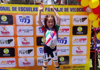 Camila Matute “Mejor Deportista de Patinaje” del Ecuador